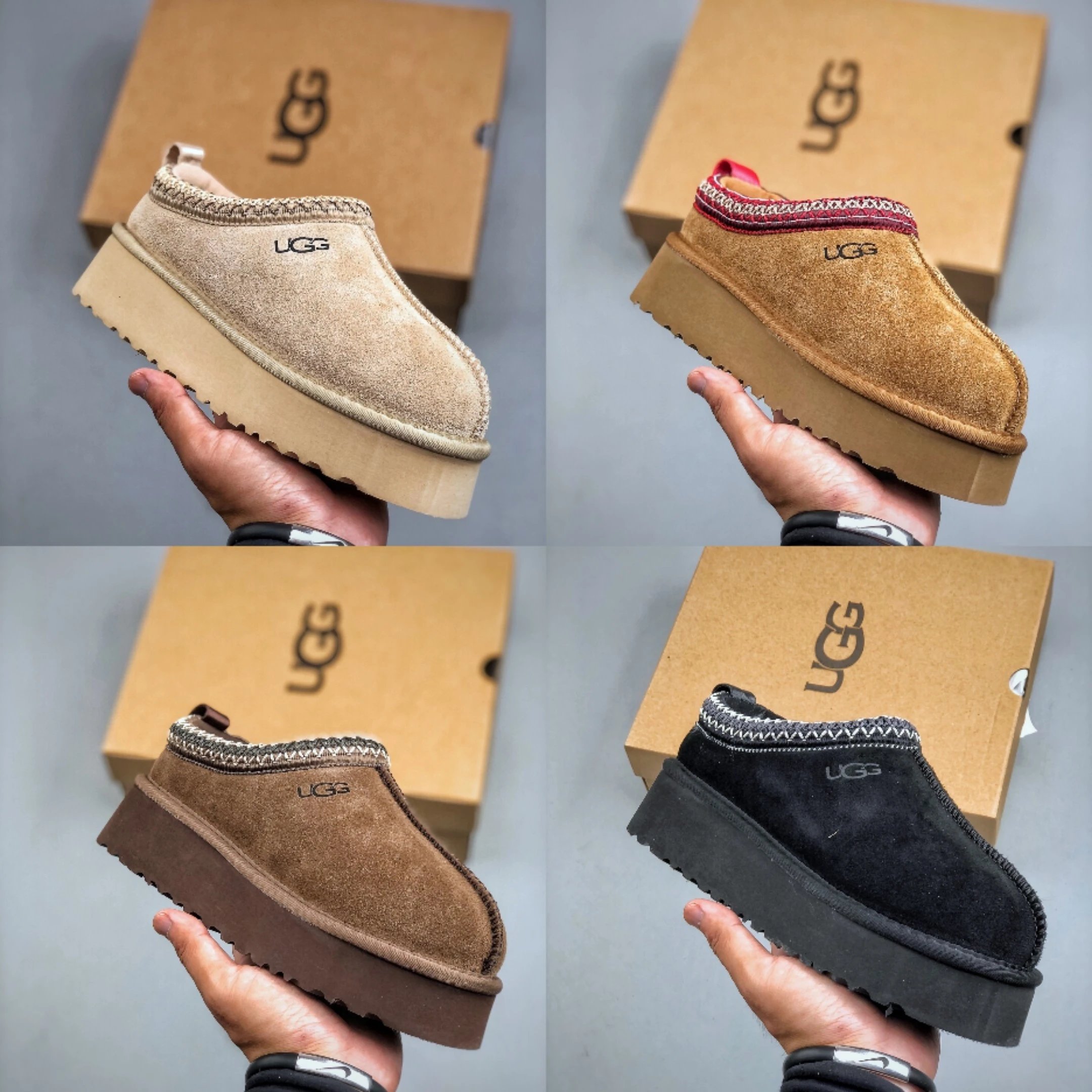 UGG Tazz Platform Winter Mule Slippers