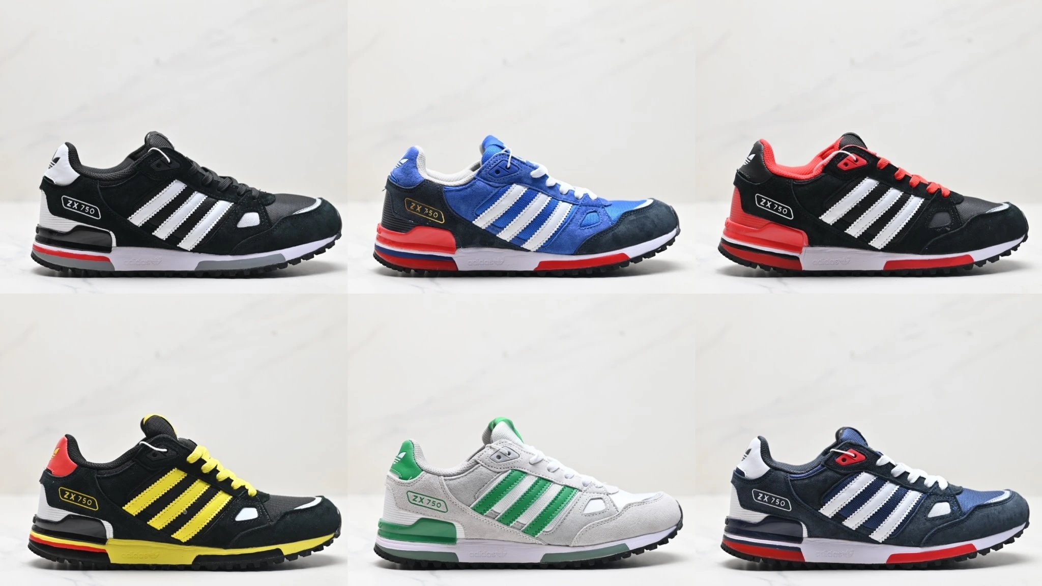 Adidas Originals ZX 750 Suede Breathable Sneakers