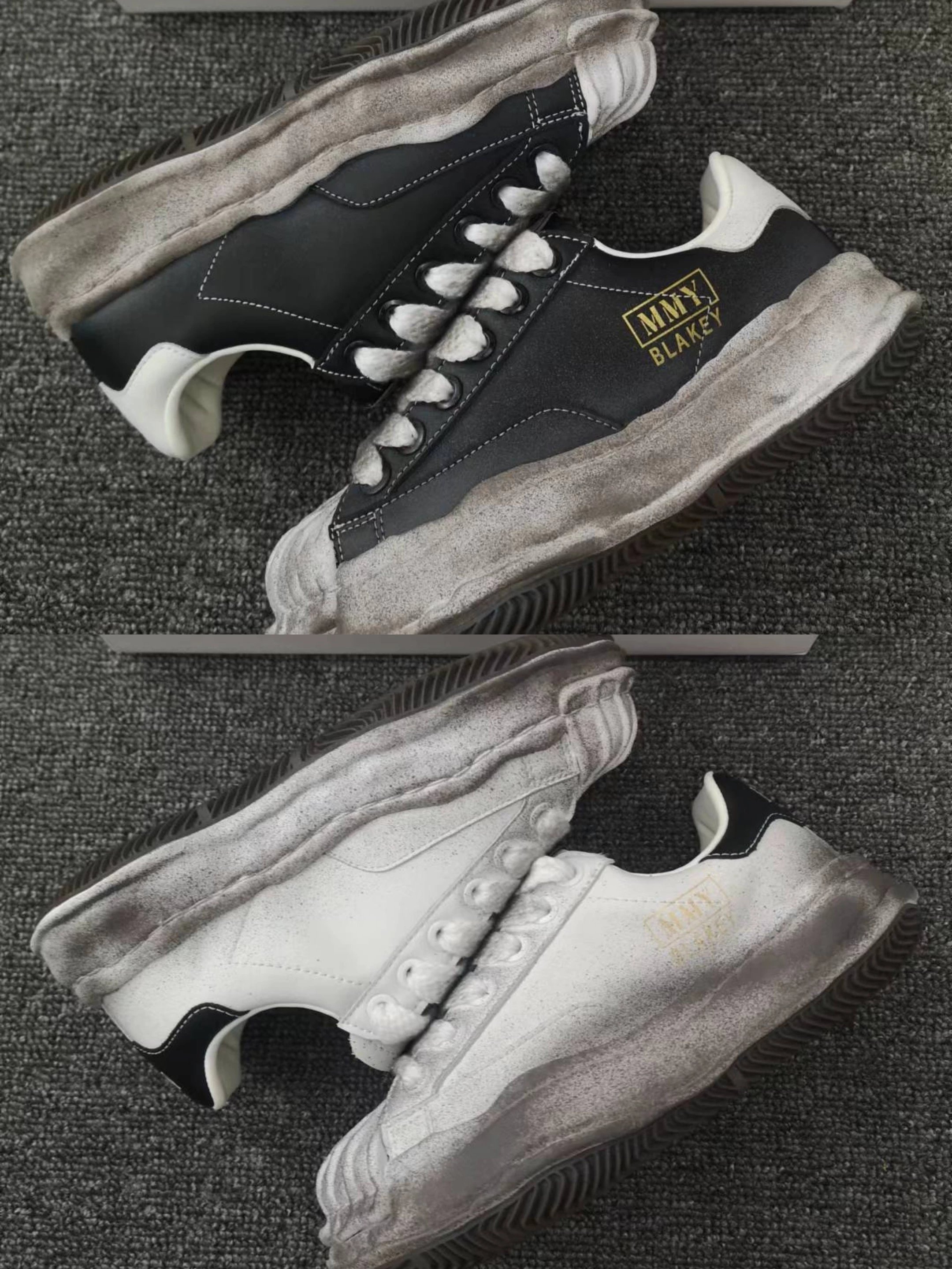 Maison Mihara Yasuhiro MMY Blakey Distressed Sneakers