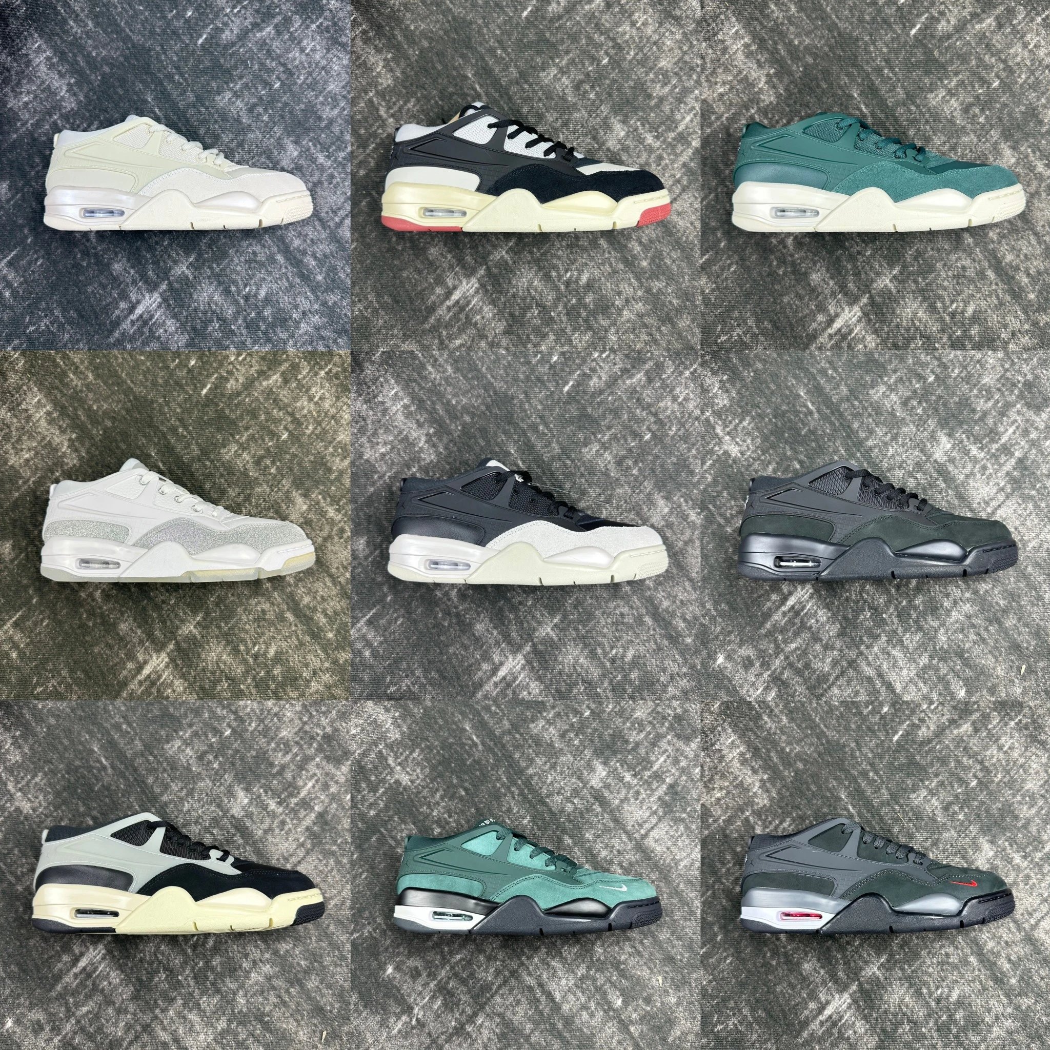 Air Jordan 4 Remastered Low Top Basketball Sneakers