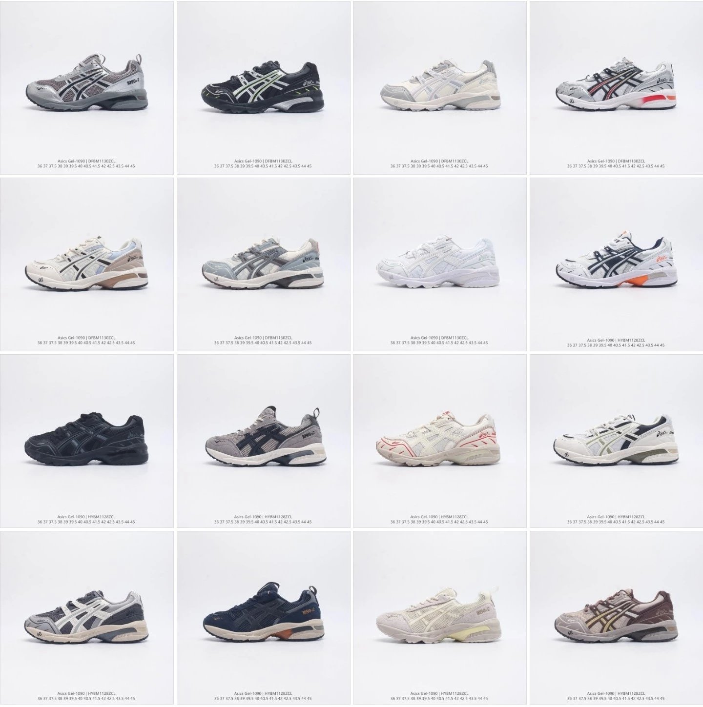 ASICS GEL-1090 Casual Running Shoes Multi-color