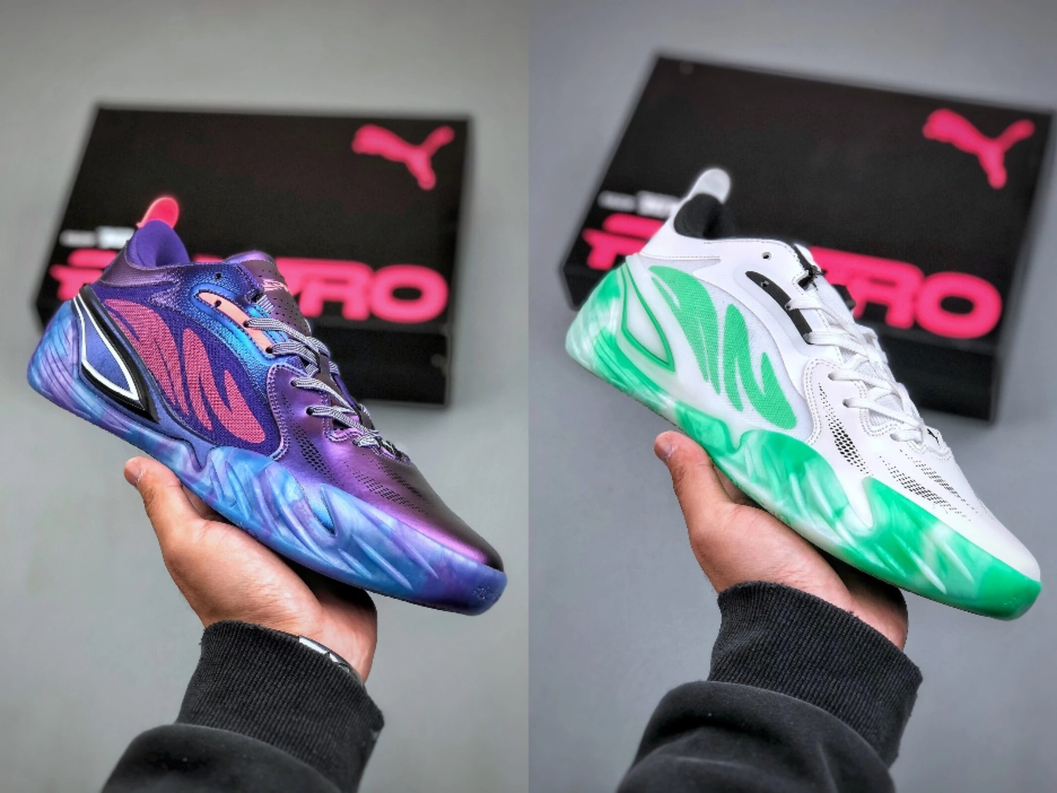 PUMA All-Pro Nitro Low Top Basketball Shoes