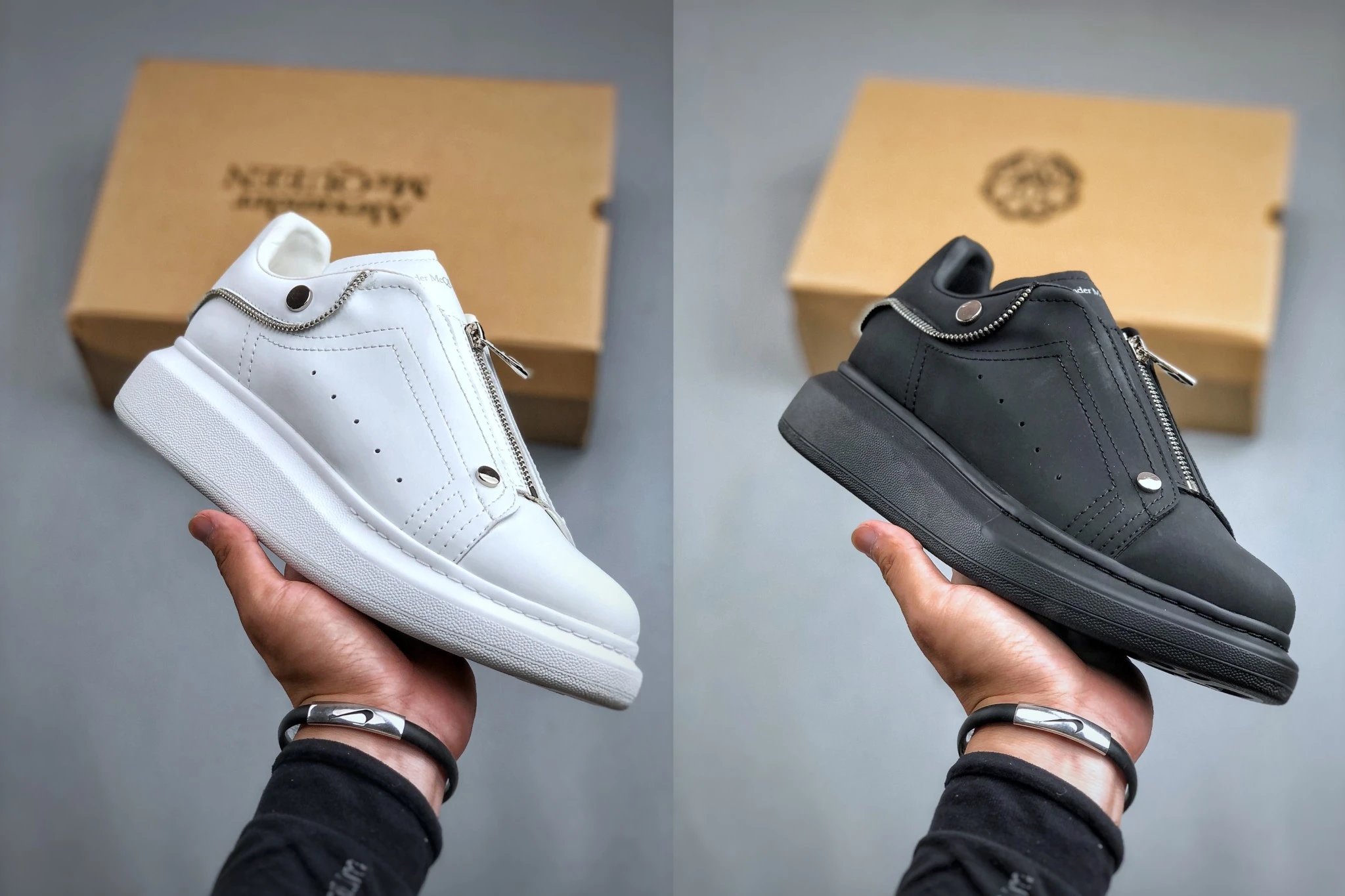 Alexander McQueen Thick Sole Platform Sneakers