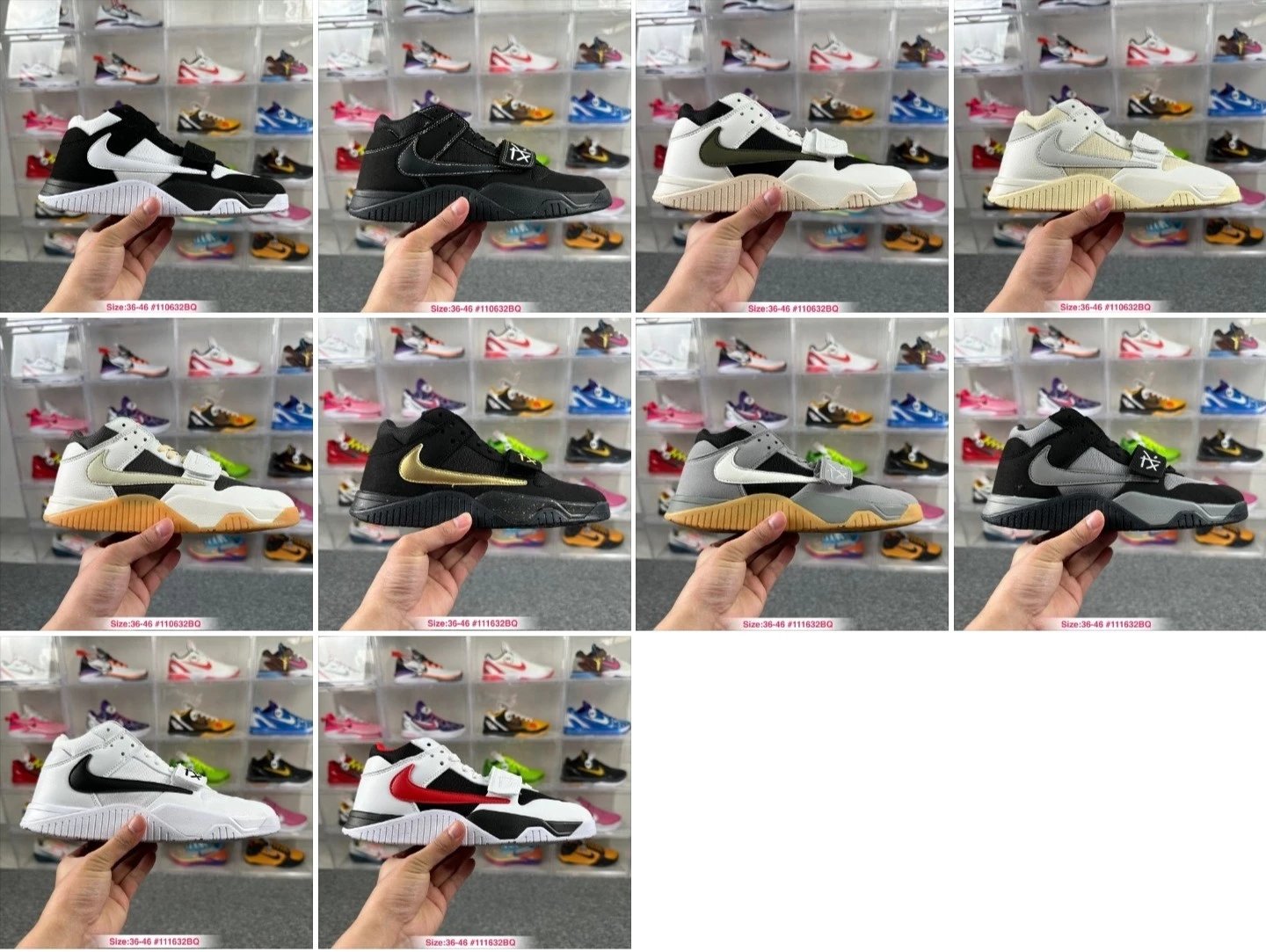 Nike Jordan Travis Scott 2nd Gen Unisex Basketball Shoes Multi-color
