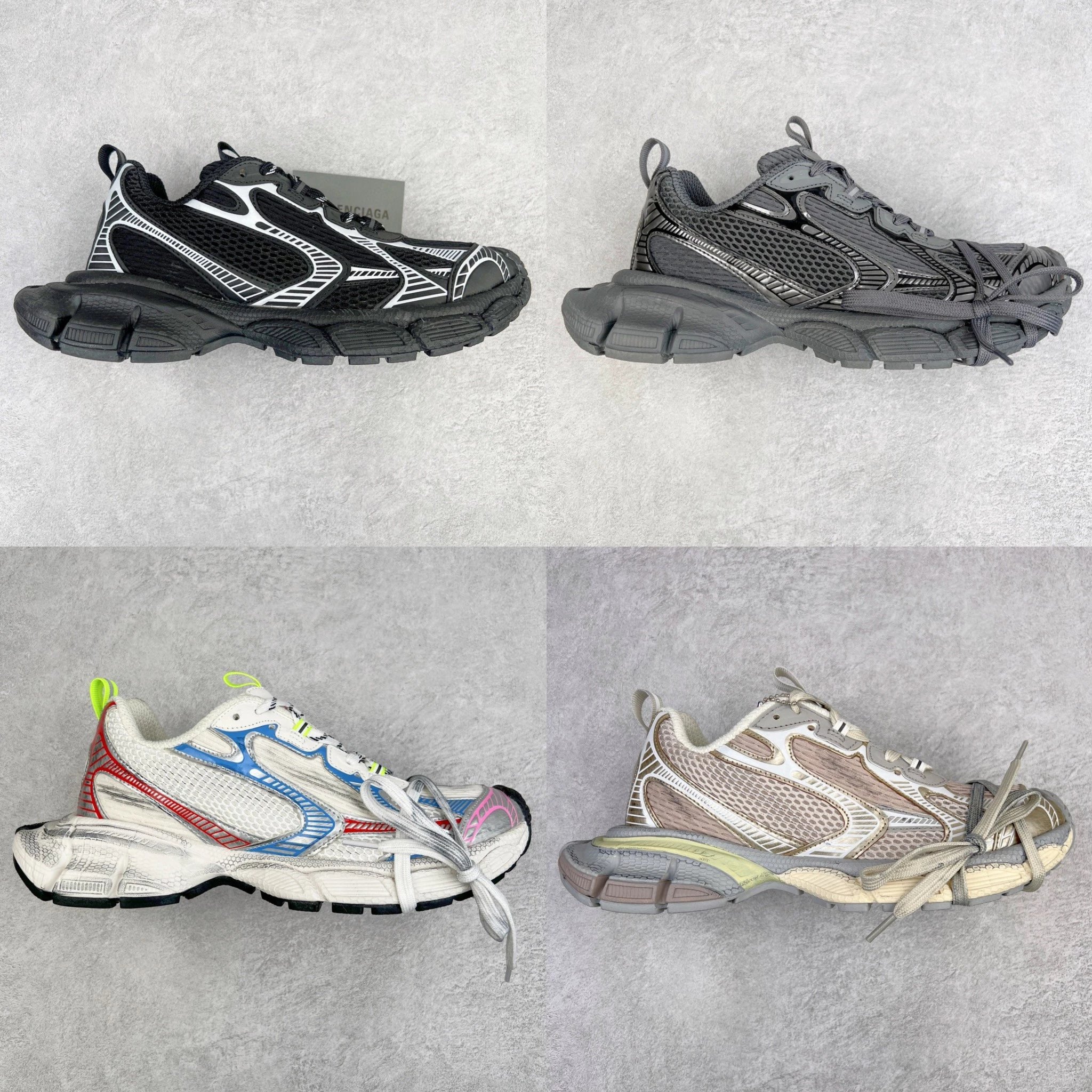 Balenciaga 3XL Mesh Low Top Sneakers