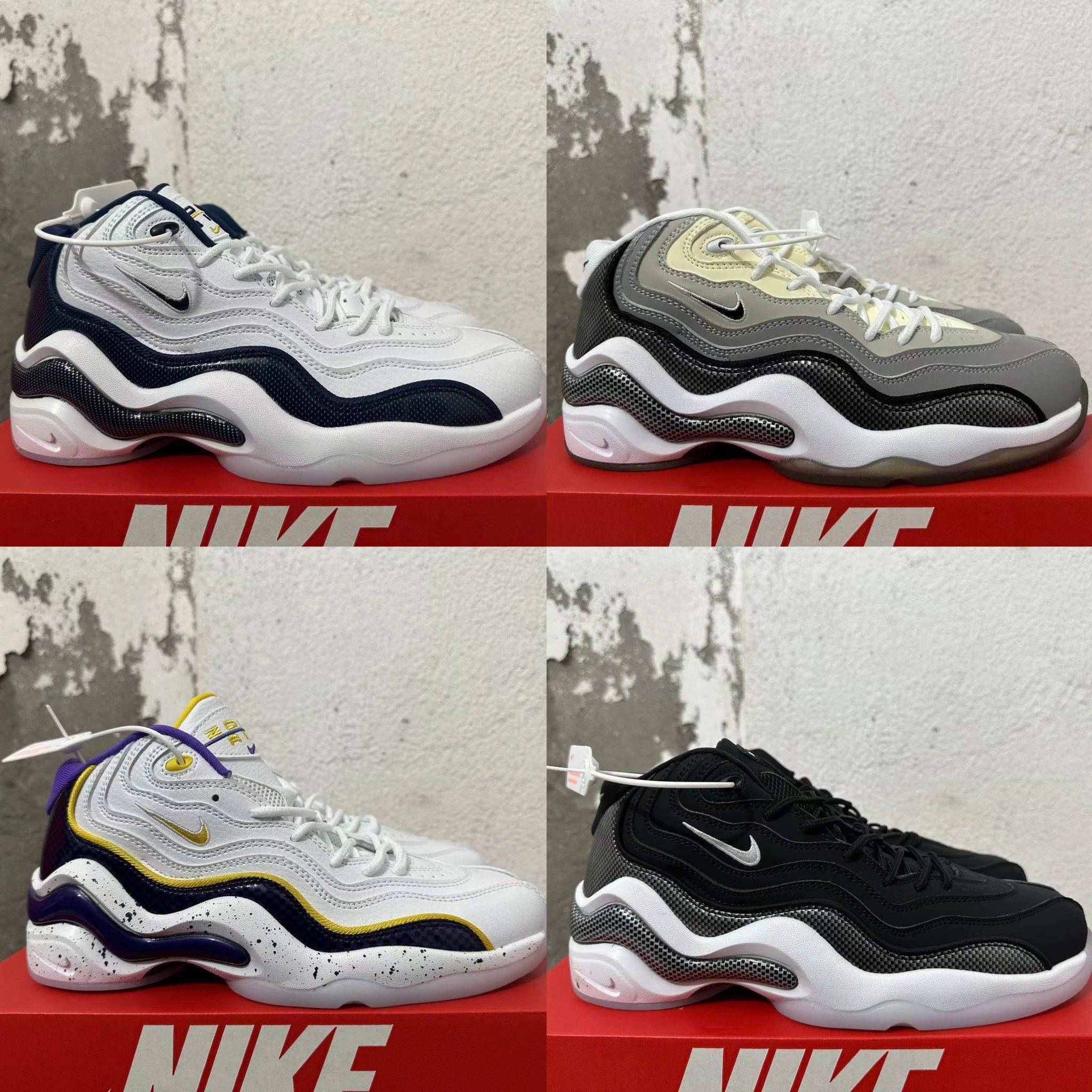 Nike Air Zoom Flight 96 Multi-color Basketball Shoes