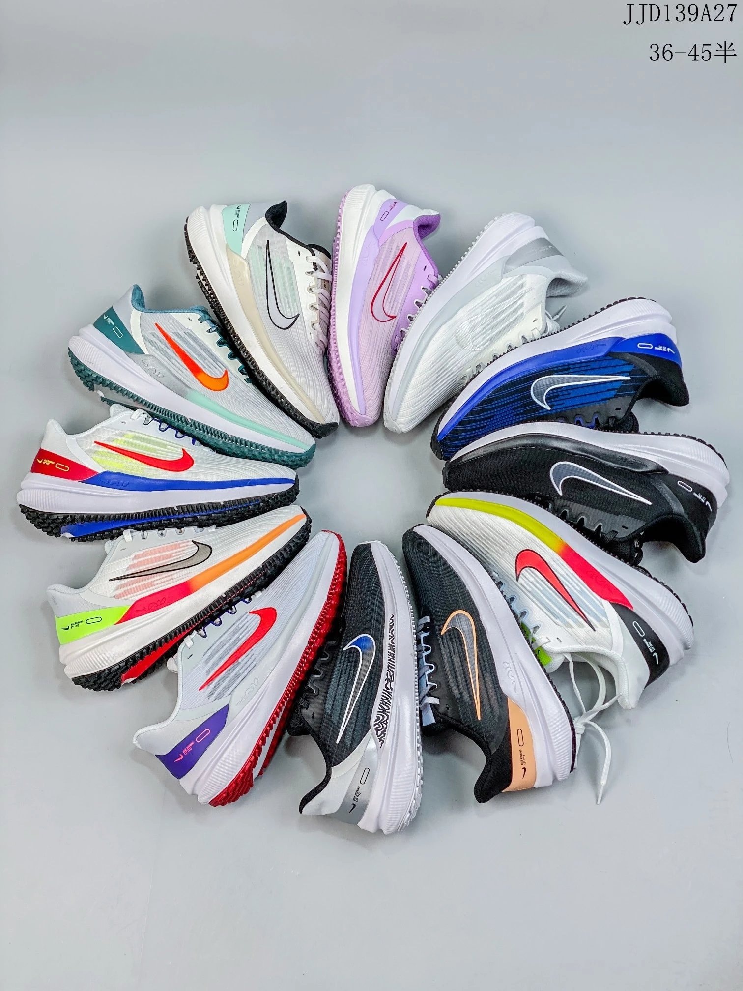 Nike Zoom Winflo 9 Multi-color Breathable Running Shoes