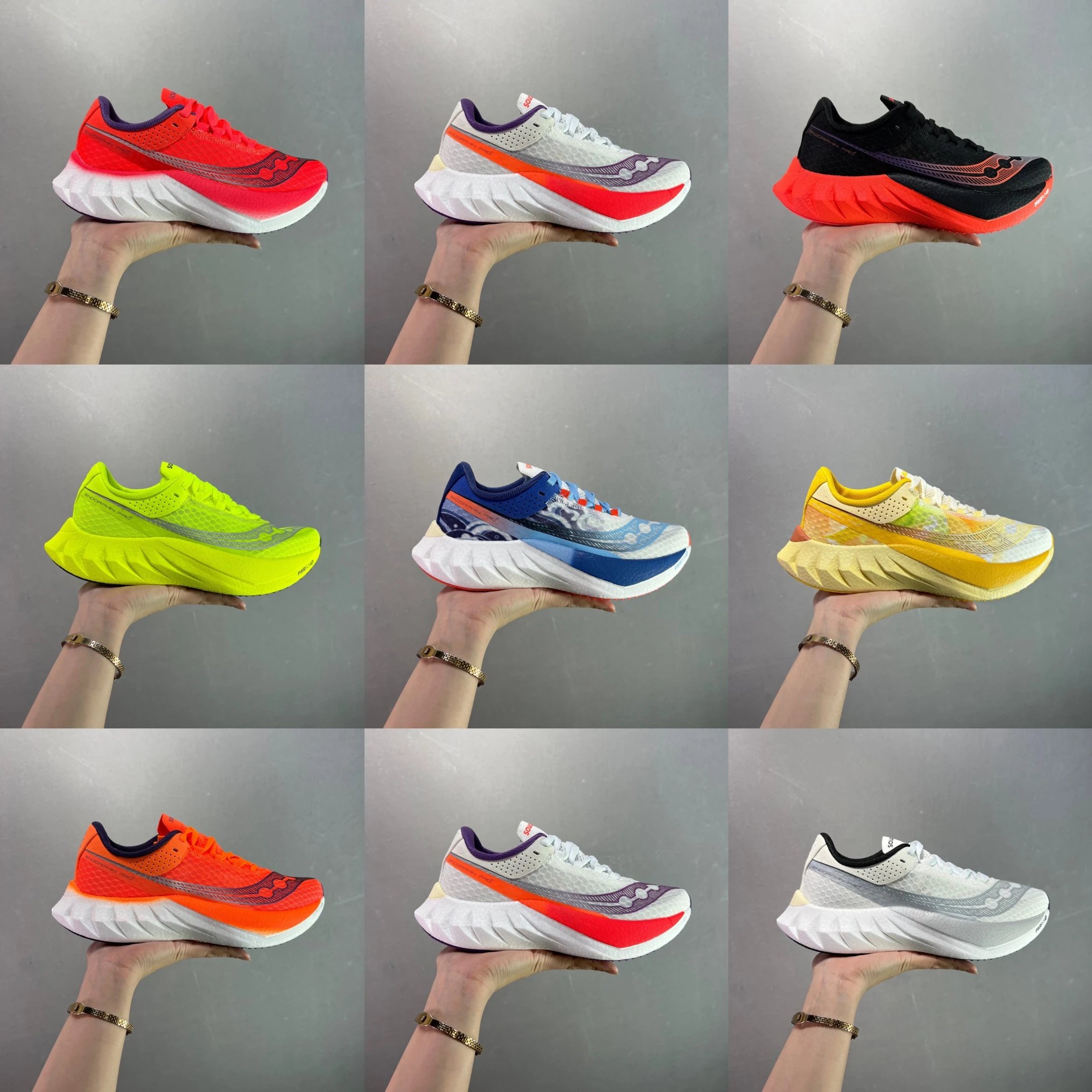 Saucony Endorphin Pro 4 Men Women Cushion Running Shoes