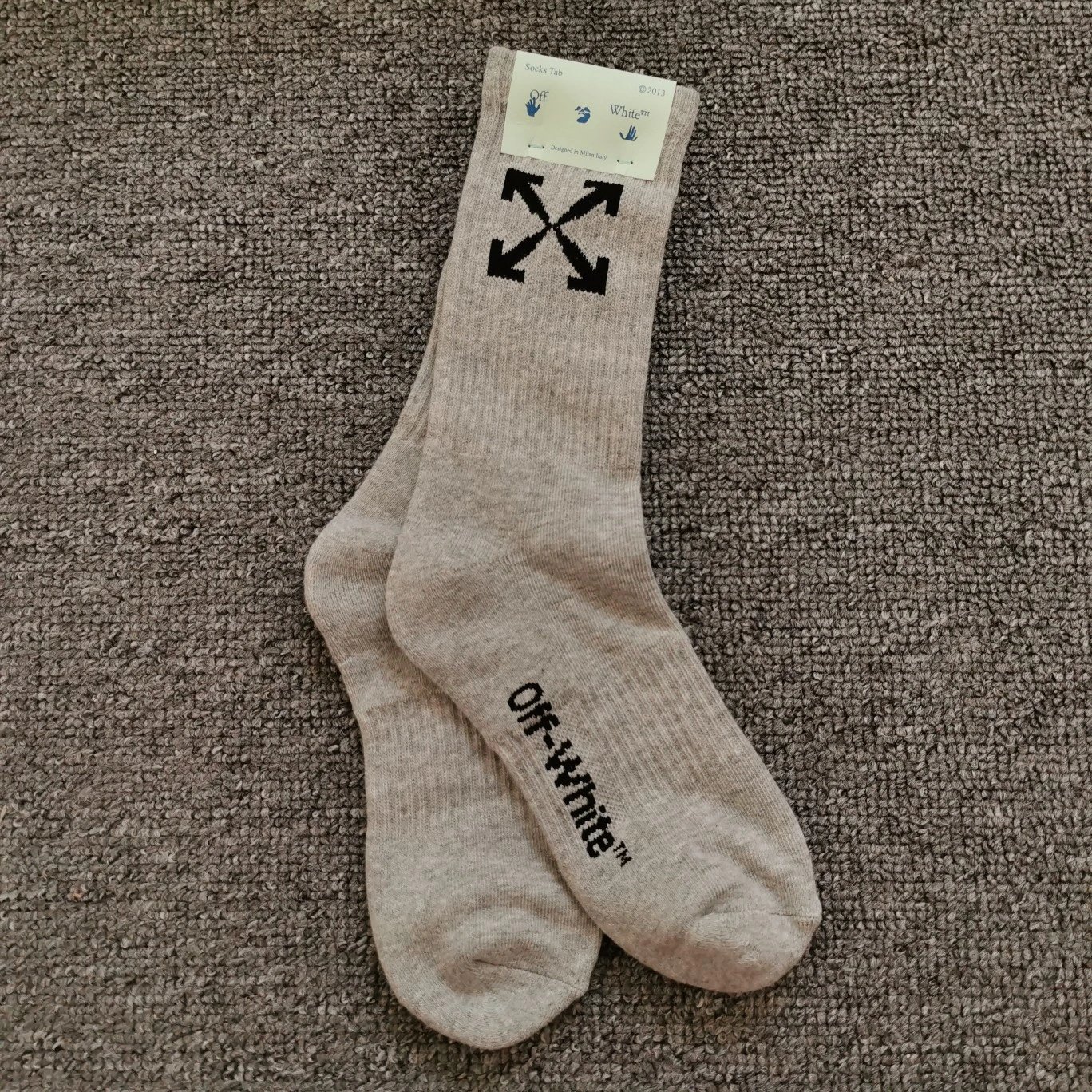 Off-White Industrial Socks Black / Gray - 4