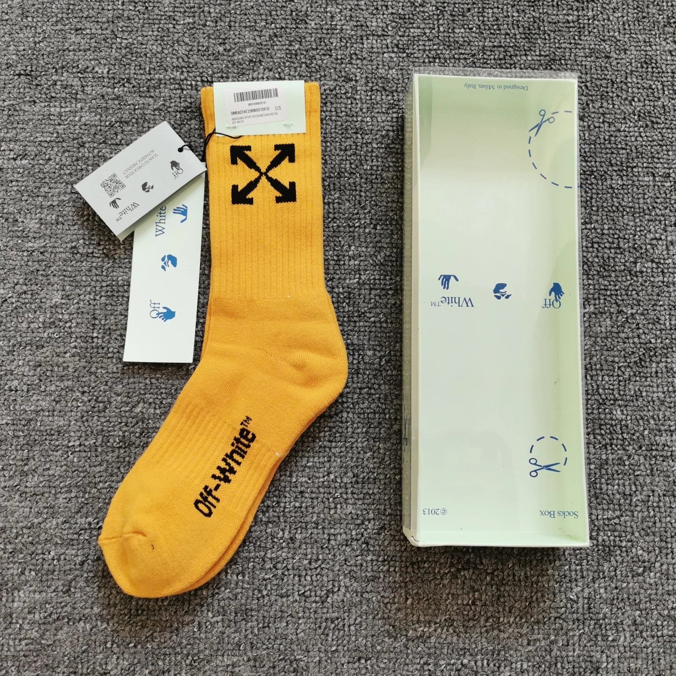 Off-White Industrial Socks Black / Gray - 7