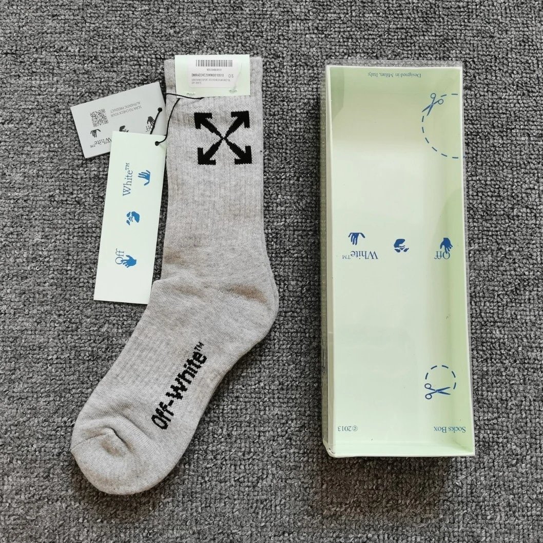 Off-White Industrial Socks Black / Gray - 12