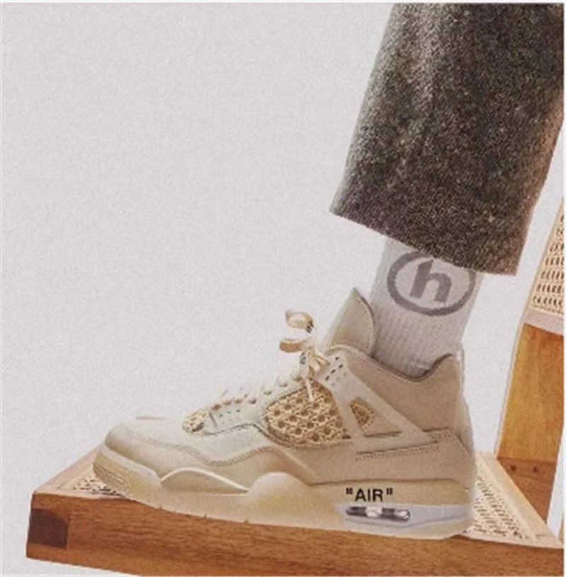 Design HIDDEN EN Future New York Socks White / Green Socks - 4