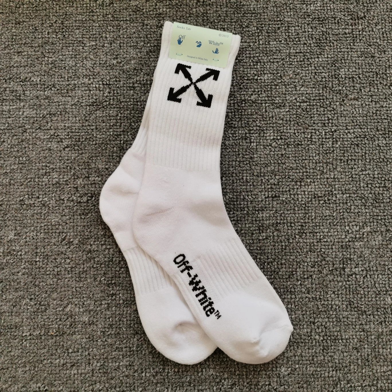 Off-White Industrial Socks Black / Gray - 5