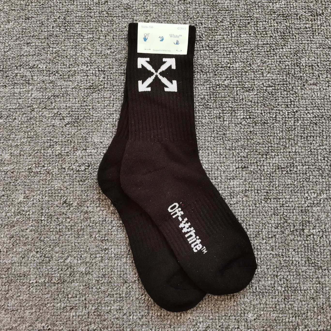 Off-White Industrial Socks Black / Gray - 6