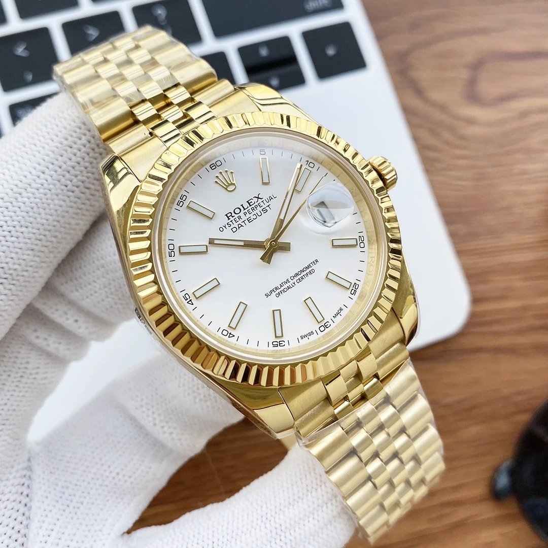 Golden shell white plate five bead steel strip