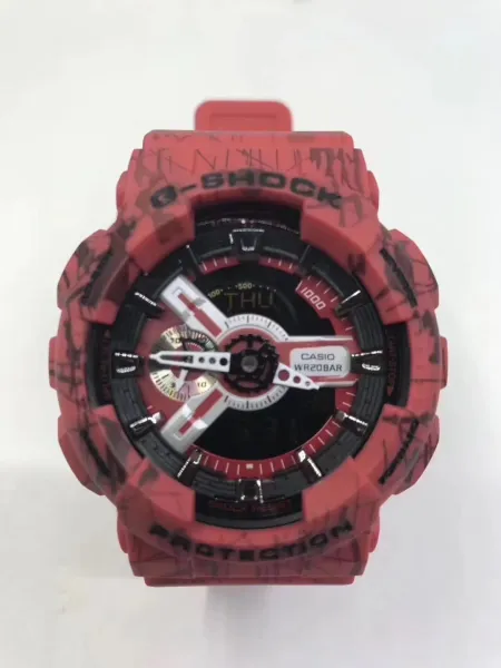 Casio G-Shock GA-110 Red Camo Quartz Watch Watches - 1