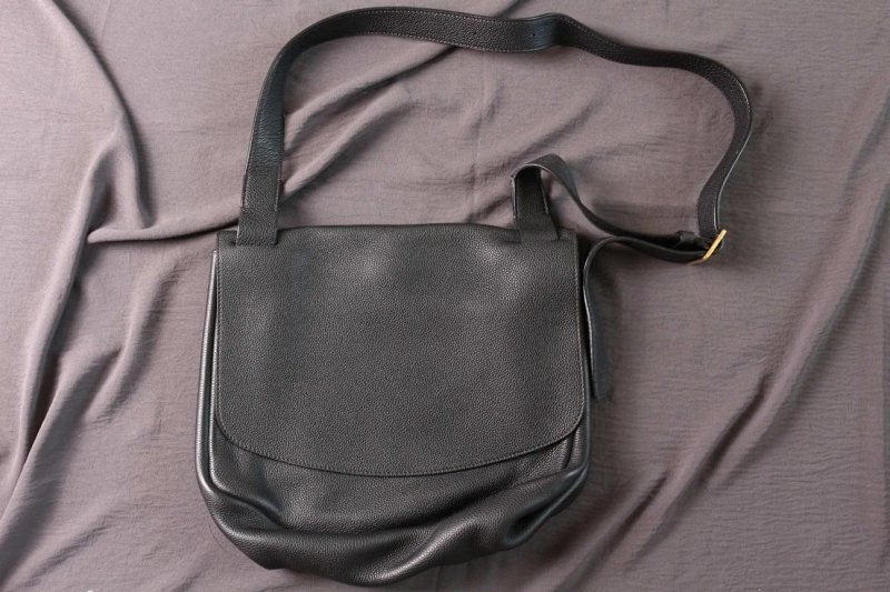 The Row Leather Messenger Bag