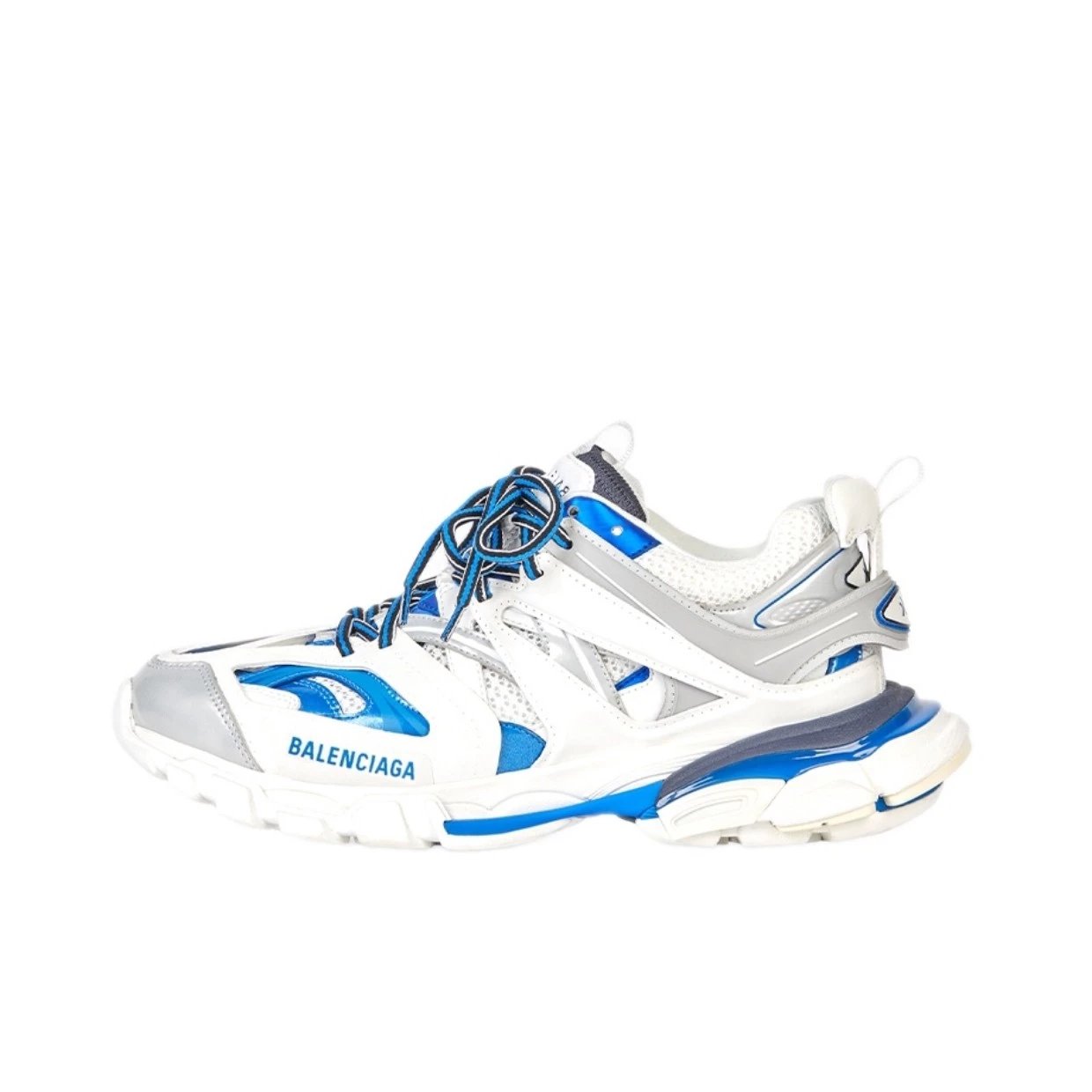 White & Blue