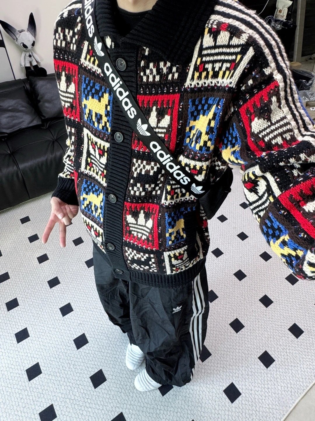 Adidas Originals FW25 CNY2026 Knit Cardigan