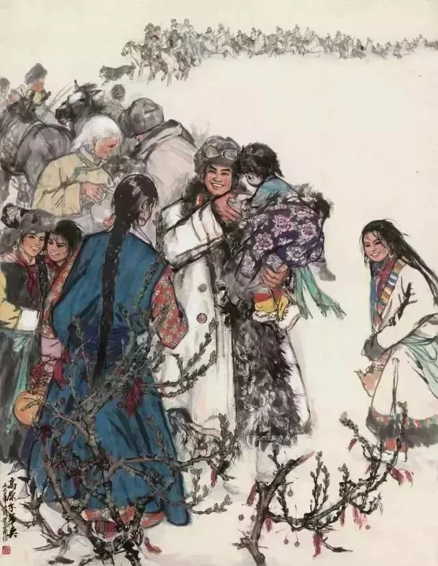 黃冑、程十髮-放牧姑娘｜2015春拍- 帝圖拍賣- 領銜全台書畫文物