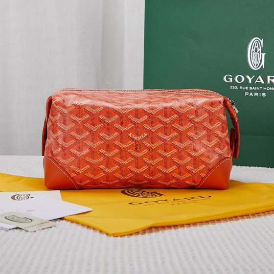 Goyar Goyar Makeup Bag, Dog Teeth Handheld Toilet Bag, Small Wallet, Mobile Phone Bag