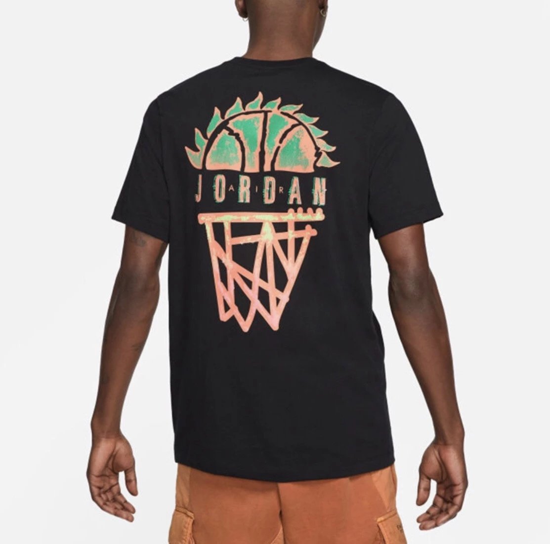 JORDAN SPORT DNA男子22SS夏季情侣款篮球训练运动休闲短袖T恤纯棉印花轻便柔软 5