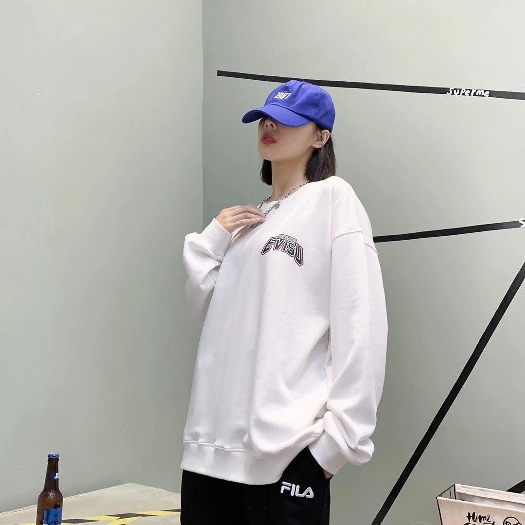 2022秋季新款后背达摩脸谱印花圆领加绒卫衣  6