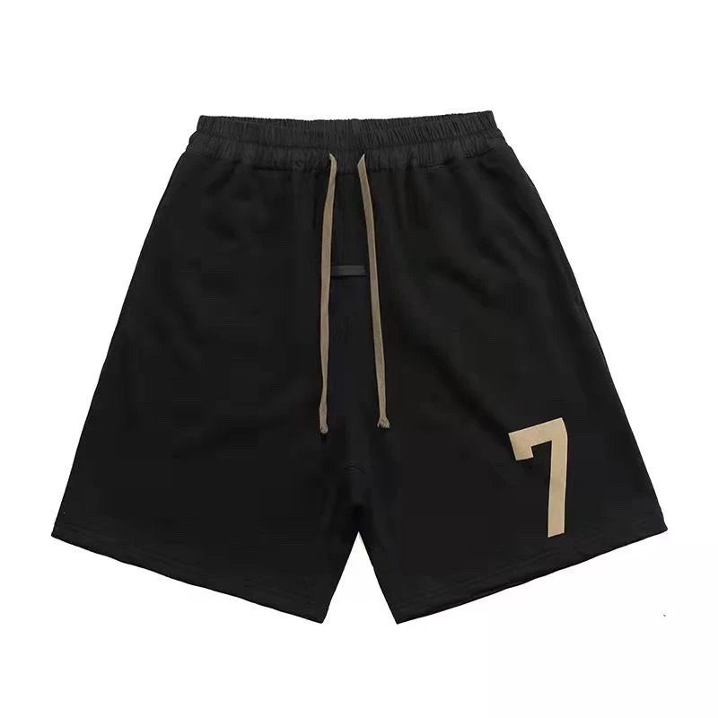 FEAR OF GOD FOG主线第七季高街数字7印花美式五分短裤 面料采用 纯棉毛圈裤子直筒宽松版 透气性好 事 8