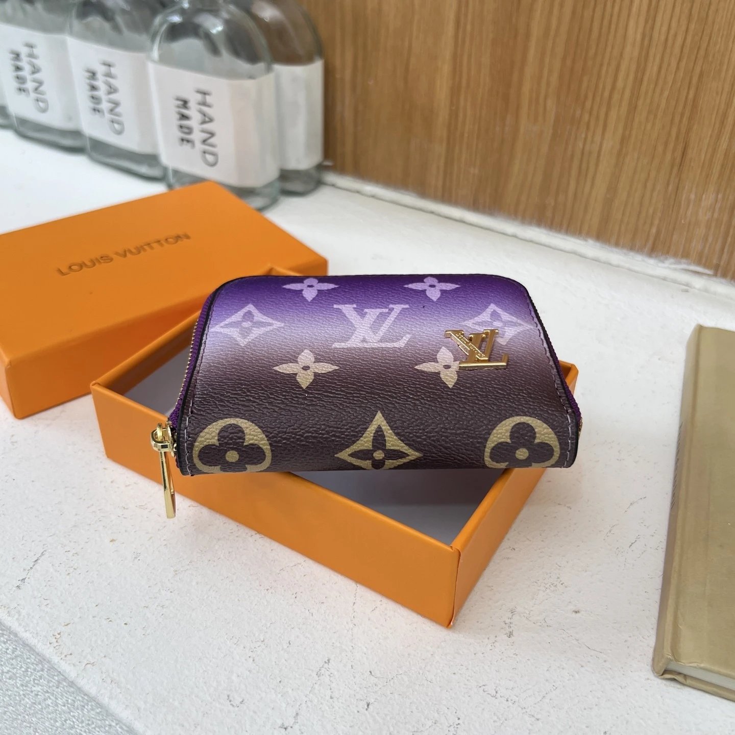 铝牌 Summer系列 Zippy 粒面小牛皮零钱包 女款 夏日蓝 5