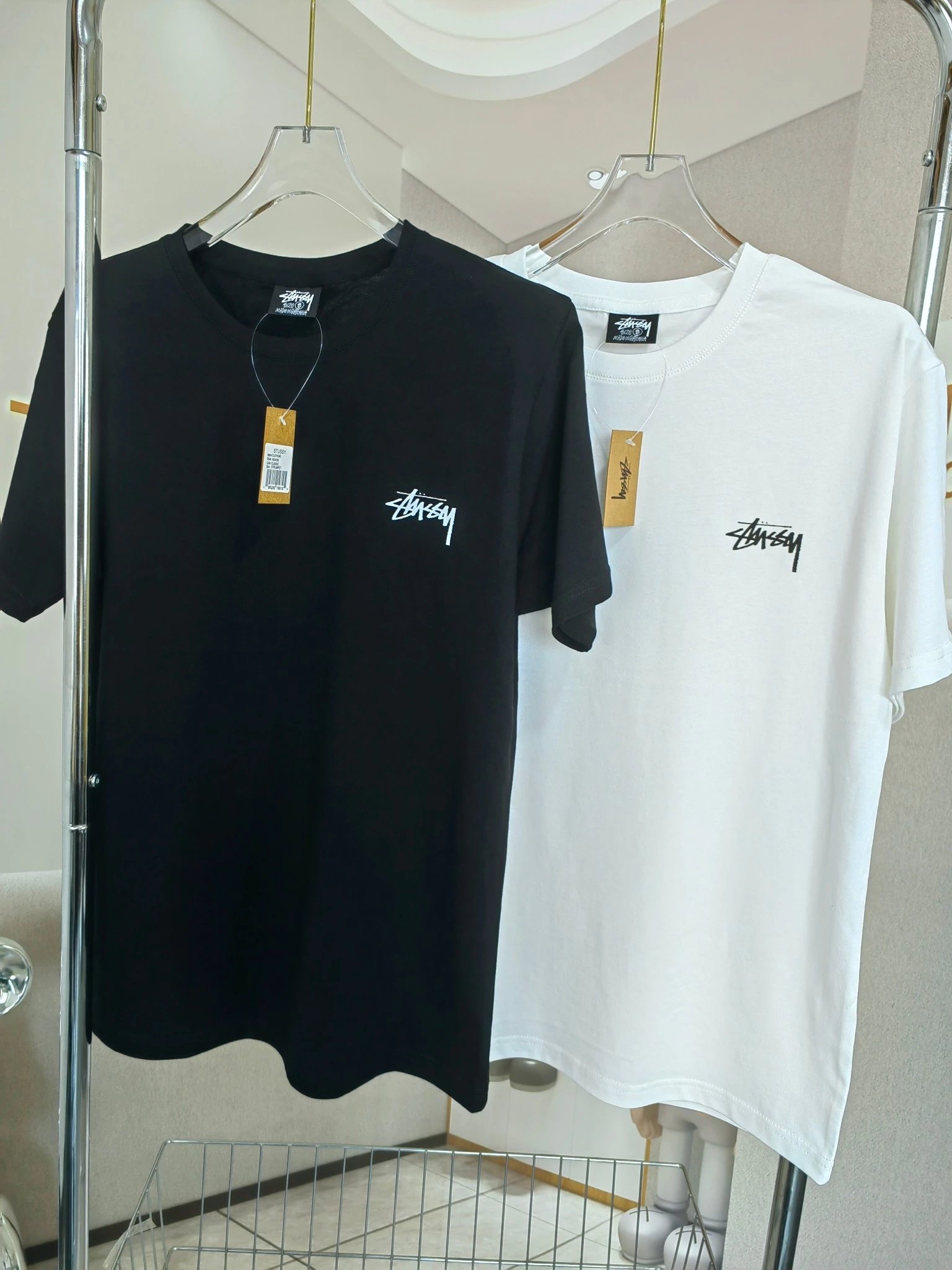 Stussy x OUR LEGACY x Denim Tears三方联名款 Our LegacyLaguna Tee撞色字母徽标Logo短袖T恤
 男女同款2 2