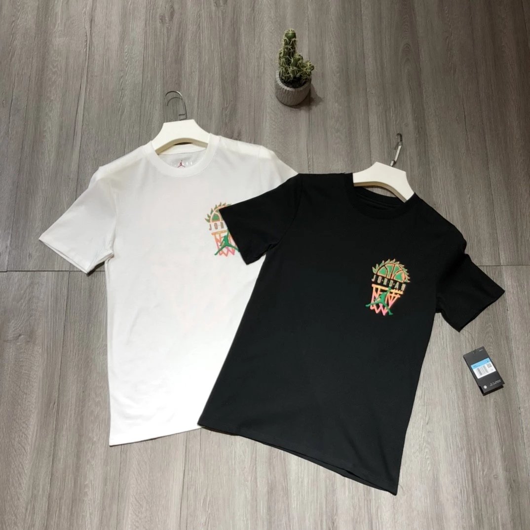 JORDAN SPORT DNA男子22SS夏季情侣款篮球训练运动休闲短袖T恤纯棉印花轻便柔软 3