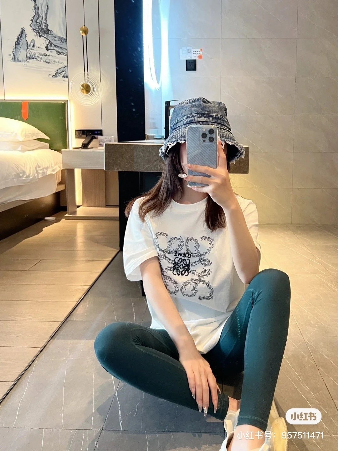 over size大版型好酷搭配leggings穿也妥分享好看的罗意威短袖T恤合集绝绝子Loewe短袖分享给你们很轻松就可以驾驭的下衣失踪风 11