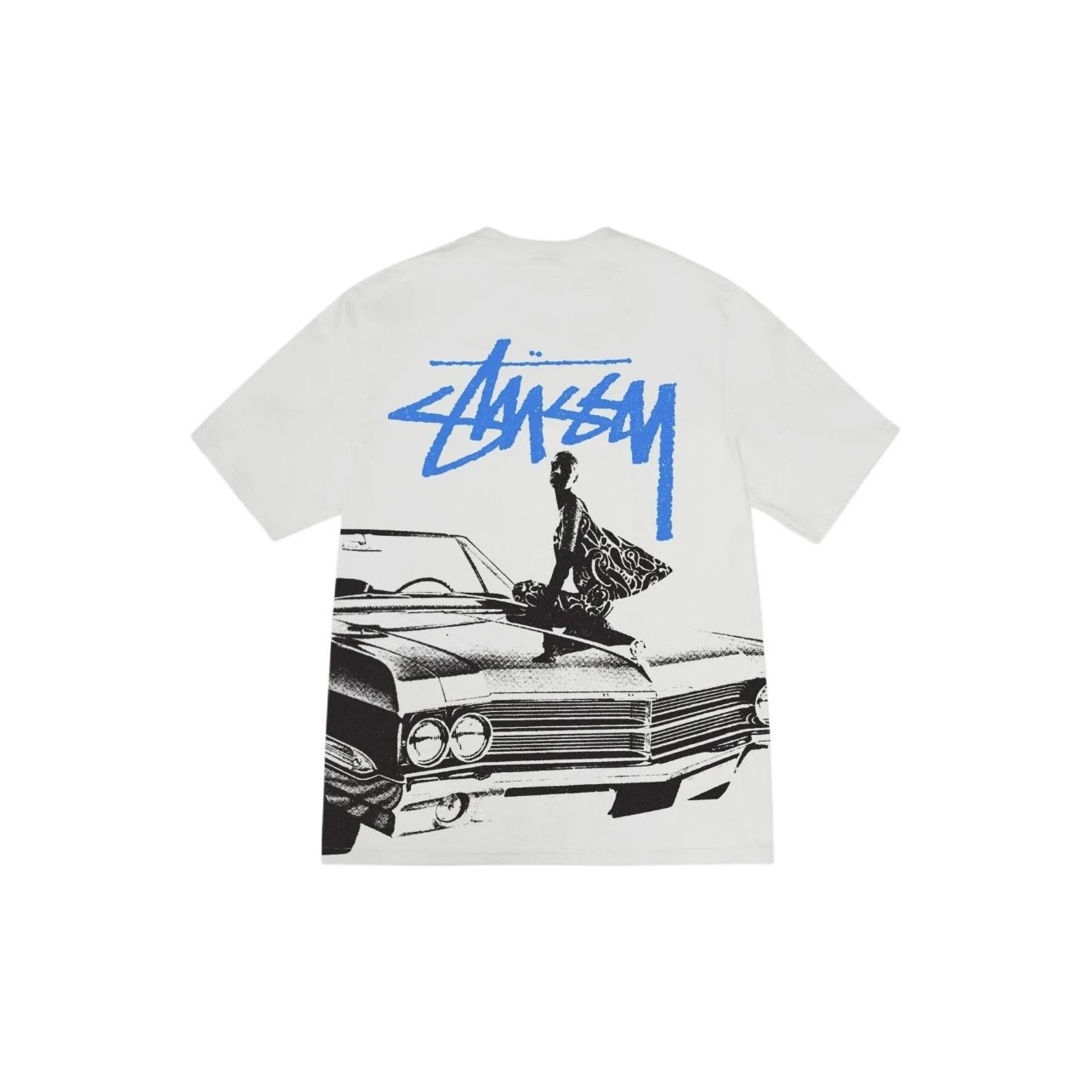 STUSSY斯图西 Stussy 美式汽车满印复古BEAT CRAZY印花圆领tee夏季宽松短袖T恤 男女同款

原版打造 细节高控

面料精选220 6