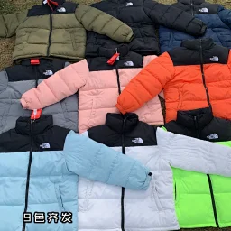 thumbnail for The North Face Nine-color Couple's Cotton Jacket The North Face 1996 700 Stand-up Collar Cotton Jacket The Same Style Nine Colors For Men and Women