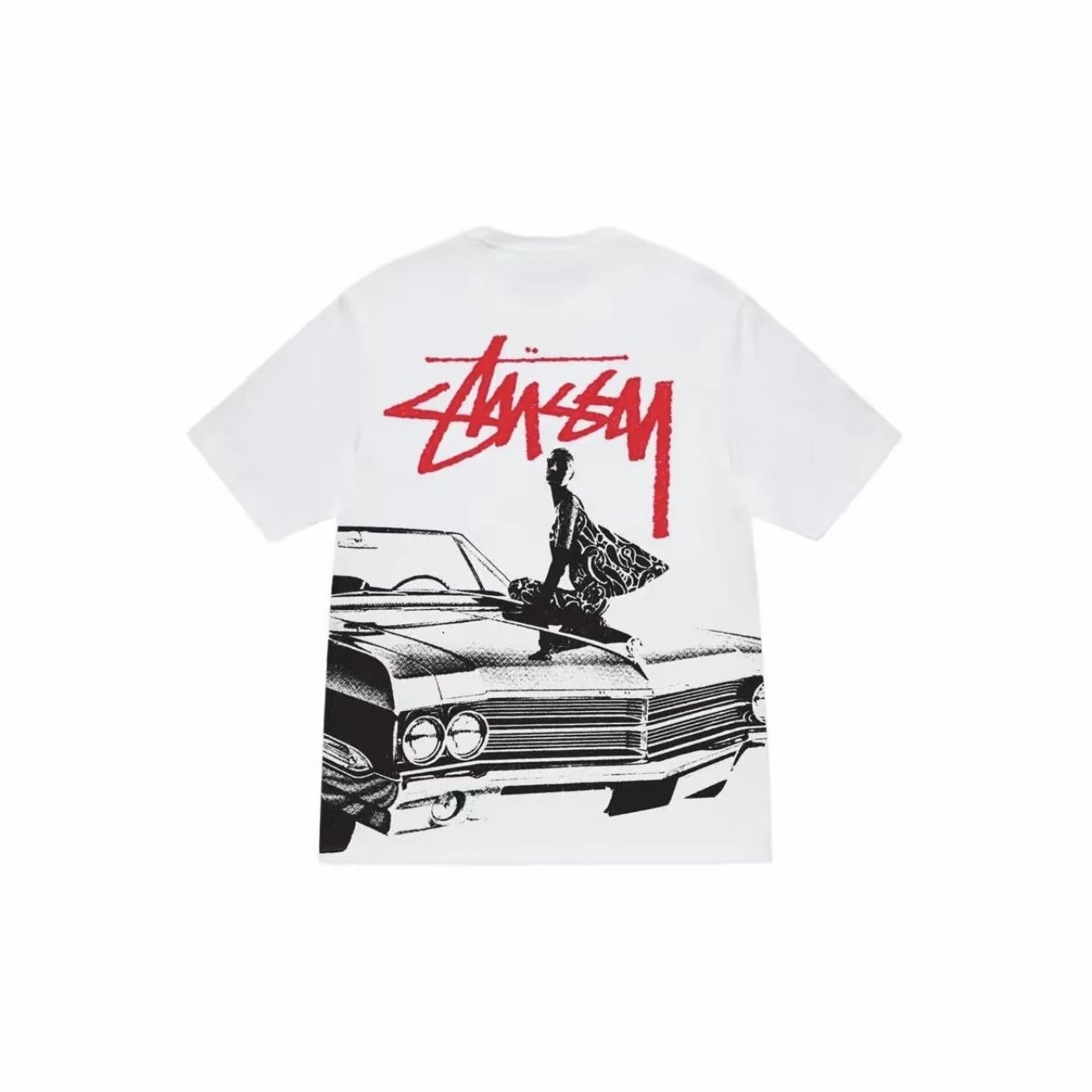 STUSSY斯图西 Stussy 美式汽车满印复古BEAT CRAZY印花圆领tee夏季宽松短袖T恤 男女同款

原版打造 细节高控

面料精选220 2