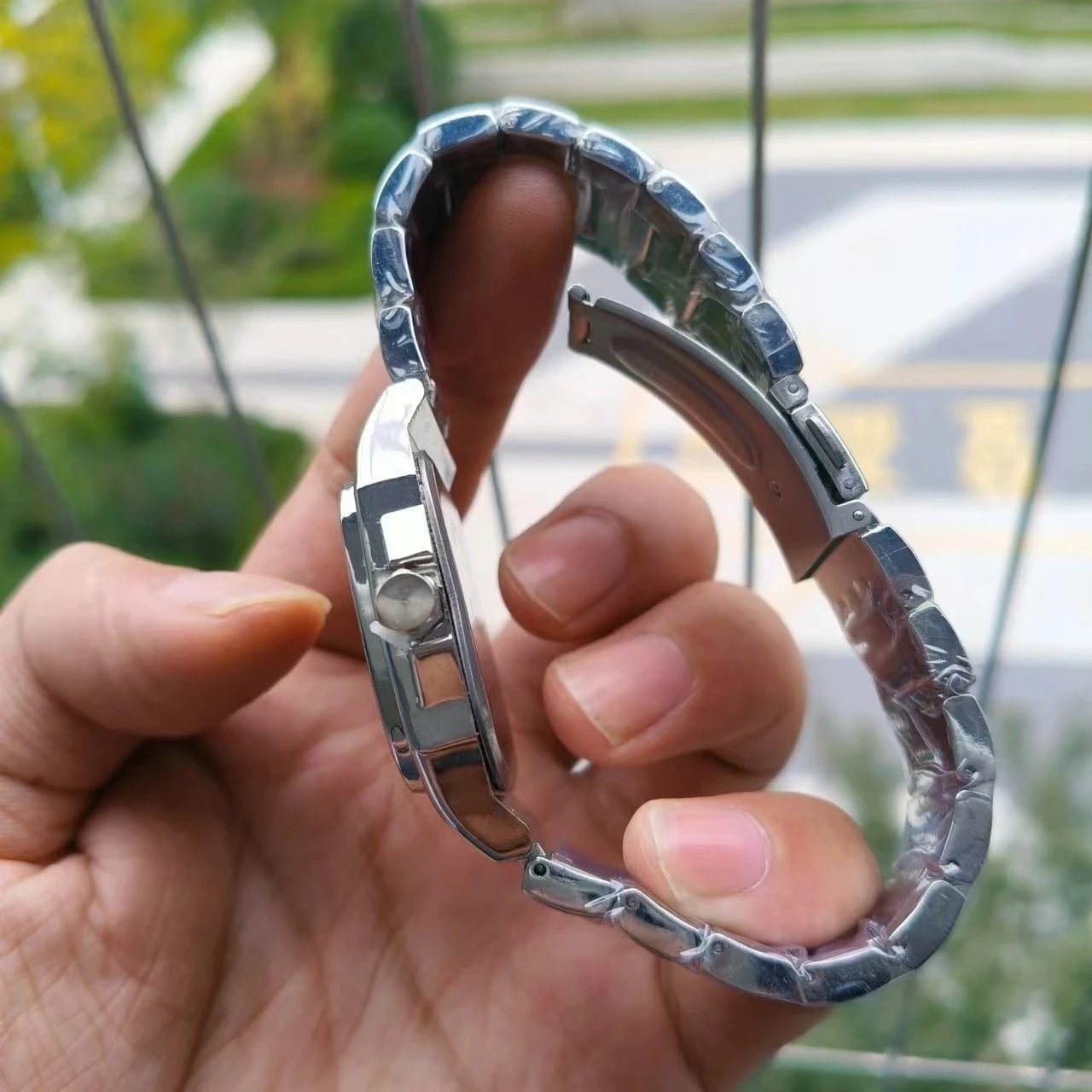 卡同款手表情侣对表防水石英表钢壳钢带防水潮牌休闲百达腕表 4
