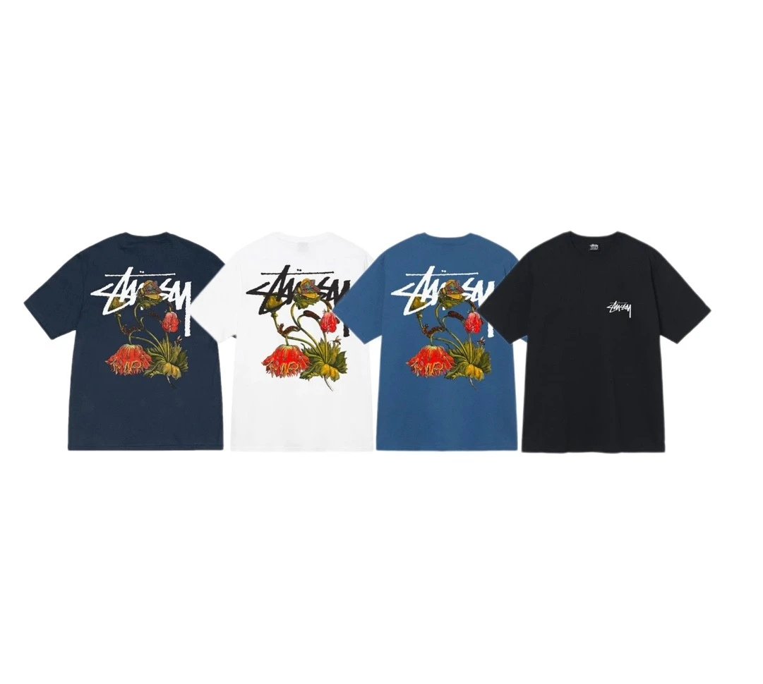 STUSSY斯图西  山茶花印花圆领短袖T恤男女同款

 
原版打造 细节高控

面料精选220g纯棉面料  手感柔软舒适 吸汗透气
百搭款  原