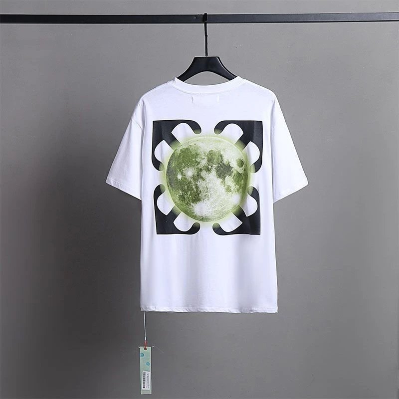 OFF WHITE外贸欧美OW油画箭头印花宽松短袖WHITET恤男女情侣同款 2