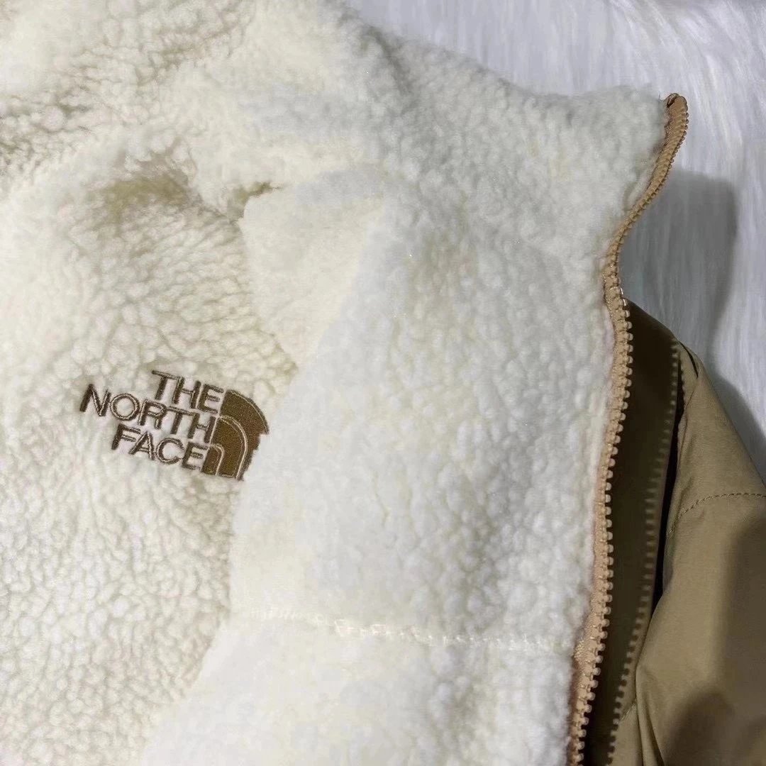 The North Face 北面双面穿羊羔毛棉服外套 秋冬加厚保暖摇粒绒棉袄夹克男女情侣同款 5
