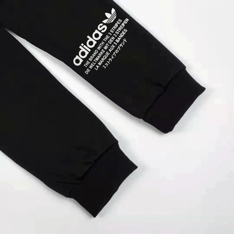 ad1das6春夏季长裤卫裤男女情侣长裤休闲宽松裤子收口束脚卫裤 3