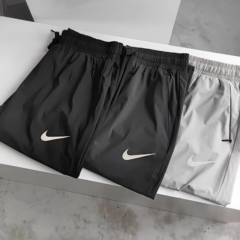 速干裤推荐款n1ke夏季最新款速干裤男士 潮牌冰丝运动长裤 大码休闲裤子