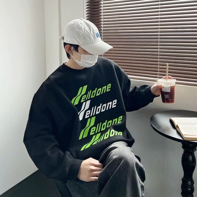 正确版本we11done高街宽松潮流圆领卫衣WELLDONE男女衫 4