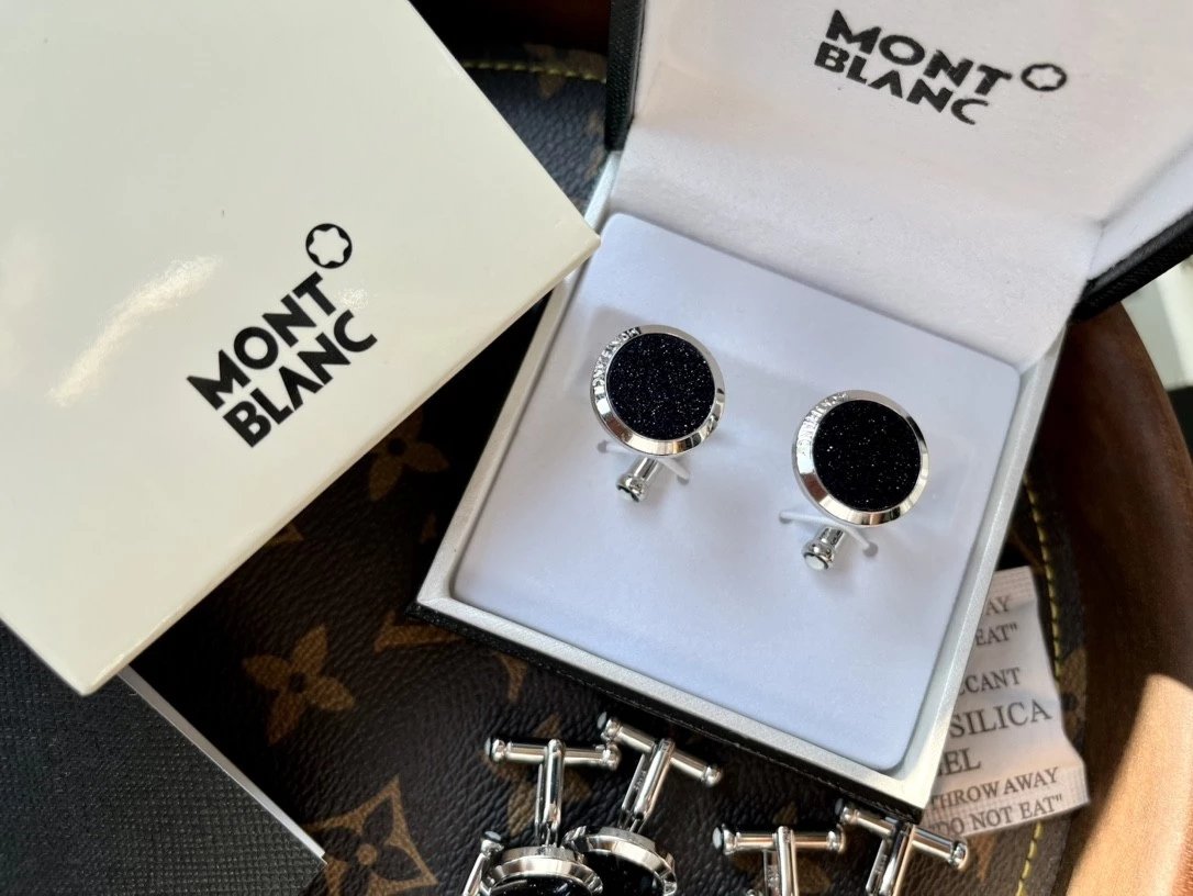 A Rare Bling Statement for Men: Montblanc Cufflinks, Here They Are