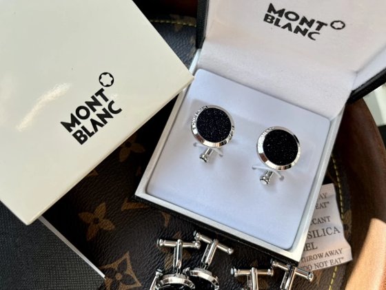 A Rare Bling Statement for Men: Montblanc Cufflinks, Here They Are
