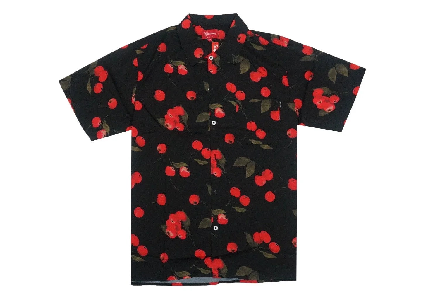 Supreme 19SS Cherry Rayon S/S Shirt 樱桃短袖衬衫