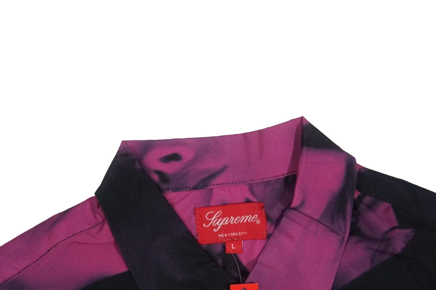 Supreme 19ss Bela Lugosi Rayon Shirt 吸血鬼印花短袖衬衫