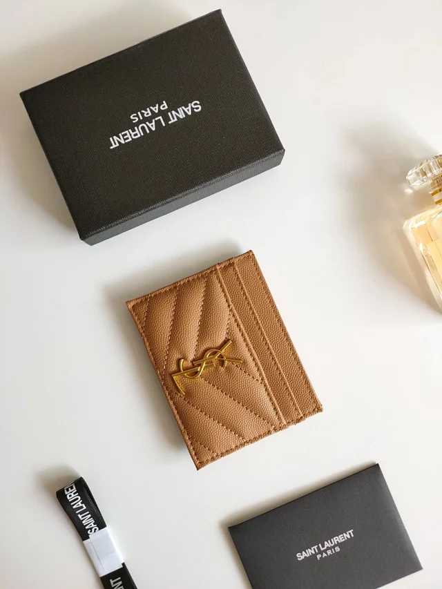 Saint Laurent Wallets & Card Holders Quilted monogram holder product detail image 27