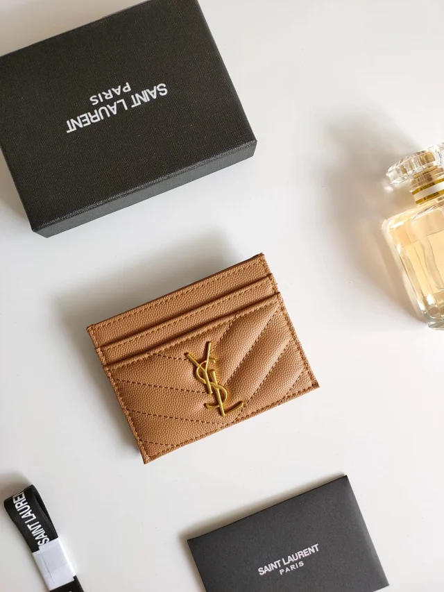 Saint Laurent Wallets & Card Holders Quilted monogram holder product detail image 26