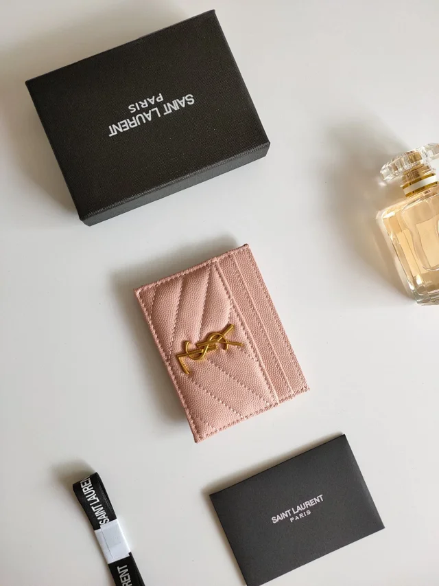 Saint Laurent Wallets & Card Holders Quilted monogram holder product detail image 33