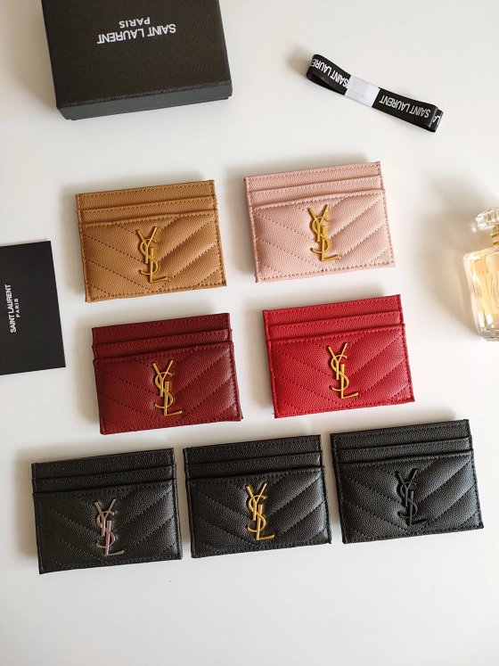 Genuine Leather Credit Card Holder, Cowhide & PU Leather with Raised Stitching, RFID Blocking Slim Wallet for Women, Bank Card Case, Free Shipping